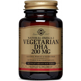 Solgar Omega-3 Vegetarian DHA 200 mg Vegetarian Capsules 50 caps