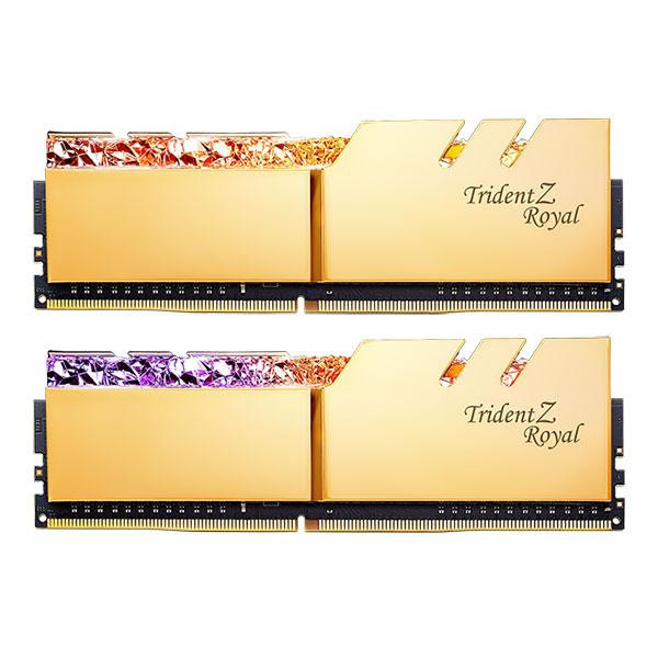 G.Skill 16 GB (2x8GB) DDR4 4000 MHz Trident Z Royal (F4-4000C17D-16GTRG) - зображення 1
