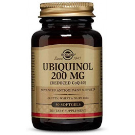   Solgar Ubiquinol 200 mg /Reduced CoQ-10/ Softgels 30 caps