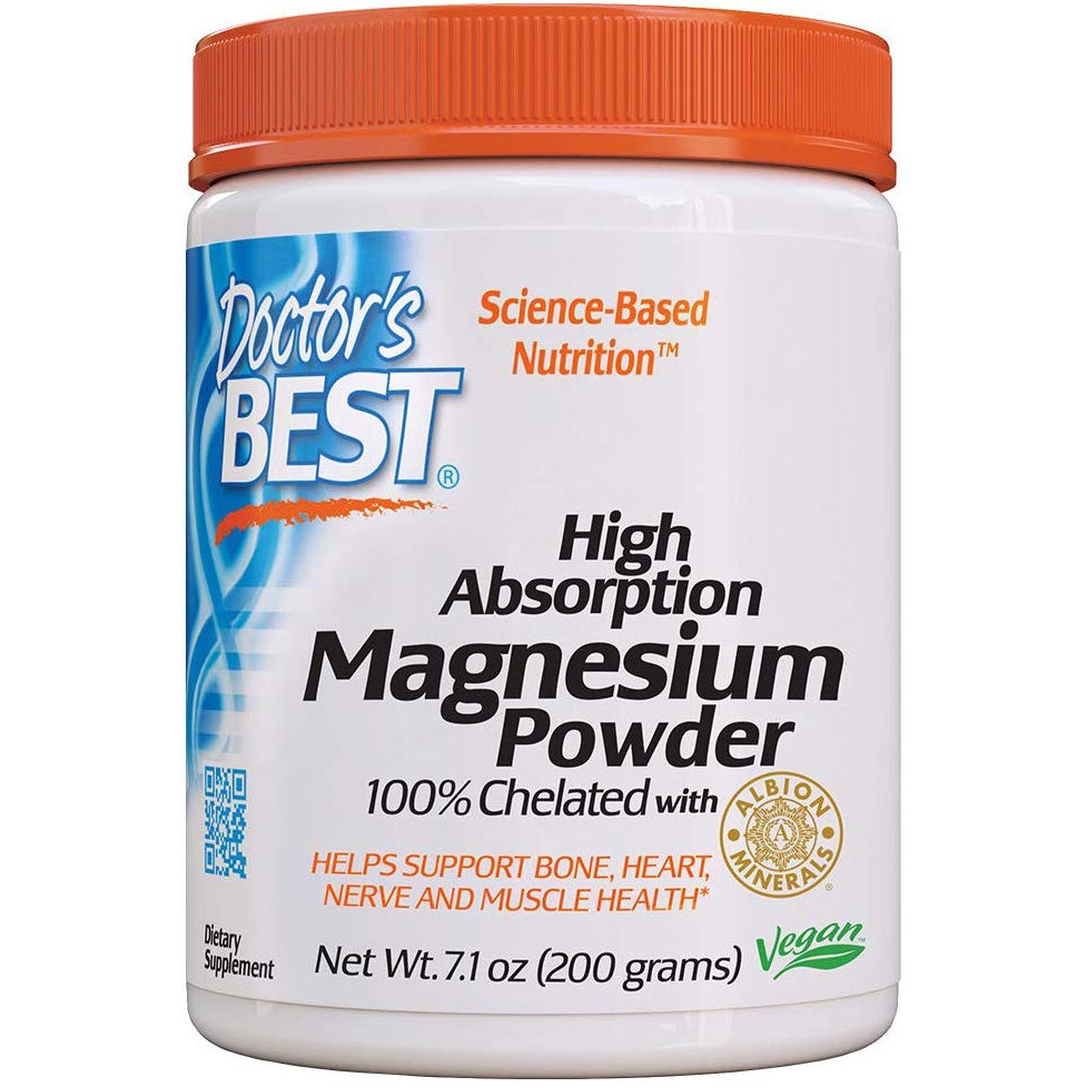 Doctor's Best High Absorption Magnesium Powder 200 g /100 servings/ Unflavored - зображення 1