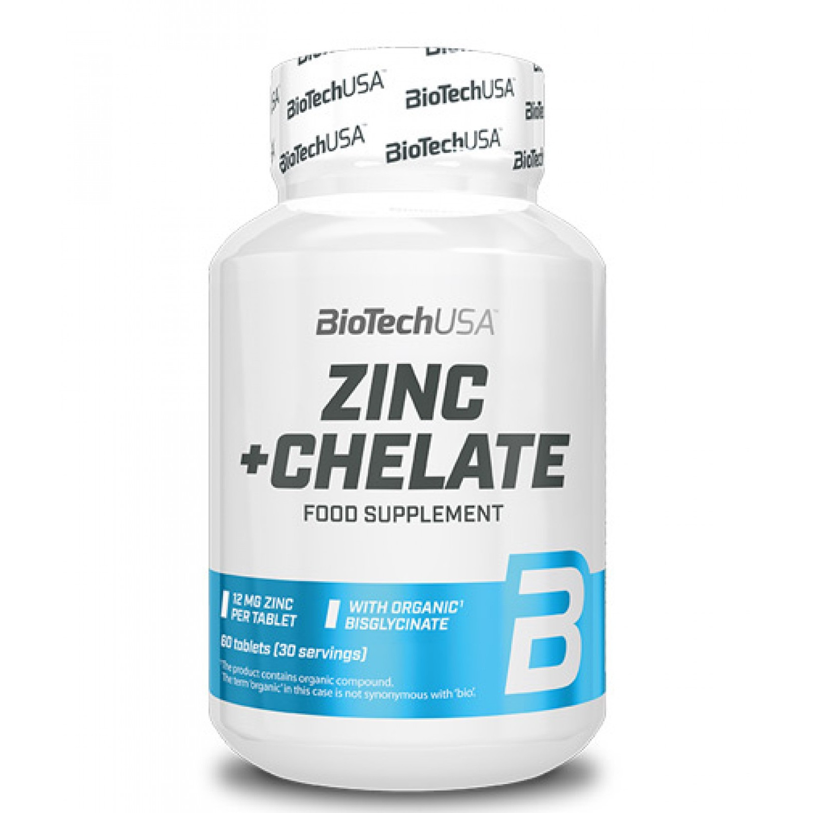 BiotechUSA Zinc+Chelate 60 tabs - зображення 1