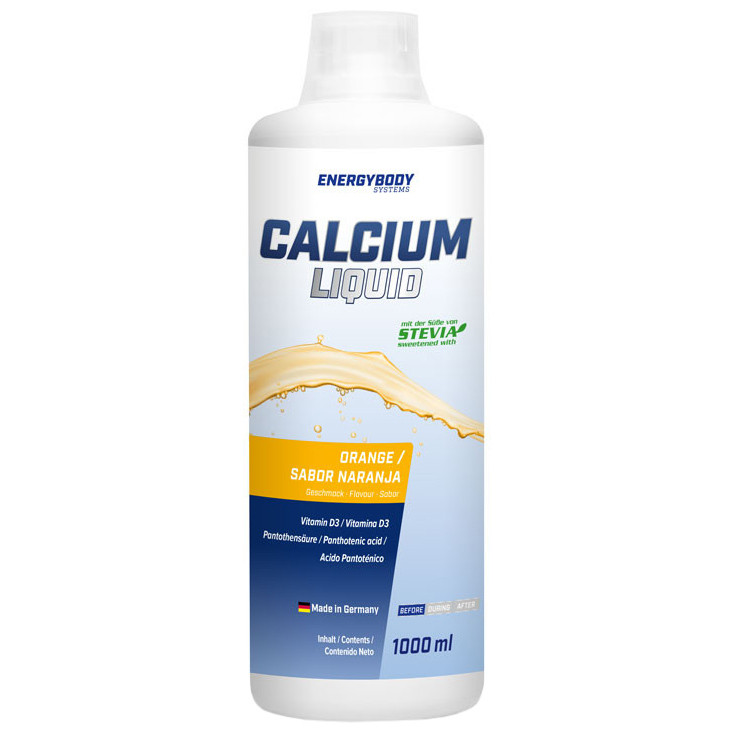 Energybody Systems Calcium Liquid 1000 ml /33 servings/ Orange - зображення 1