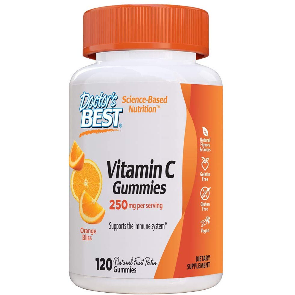 Doctor's Best Vitamin C Gummies 120 tabs Orange Bliss - зображення 1