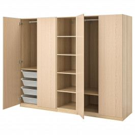   IKEA PAX/Forsand дуб беленый 250x60x201 (092.860.98)