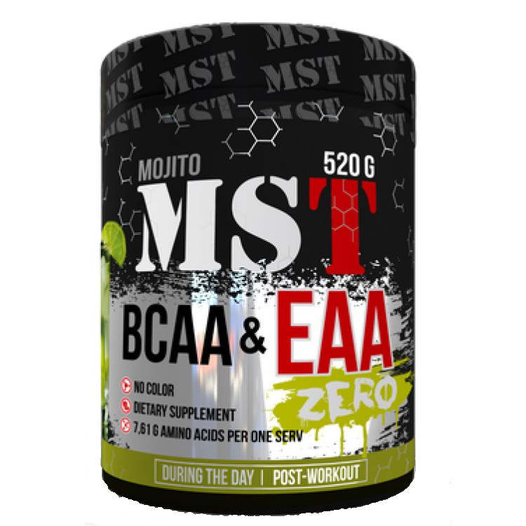MST Nutrition BCAA & EAA Zero 520 g /40 servings/ Cola Lime - зображення 1