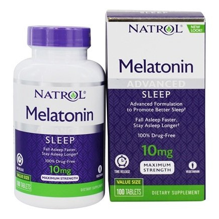 Natrol Advanced Sleep Melatonin 10 mg 100 tabs - зображення 1