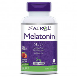 Natrol Melatonin Fast Dissolve 5 mg 150 tabs Strawberry