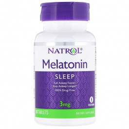 Natrol Melatonin Tablets 3 mg 60 tabs