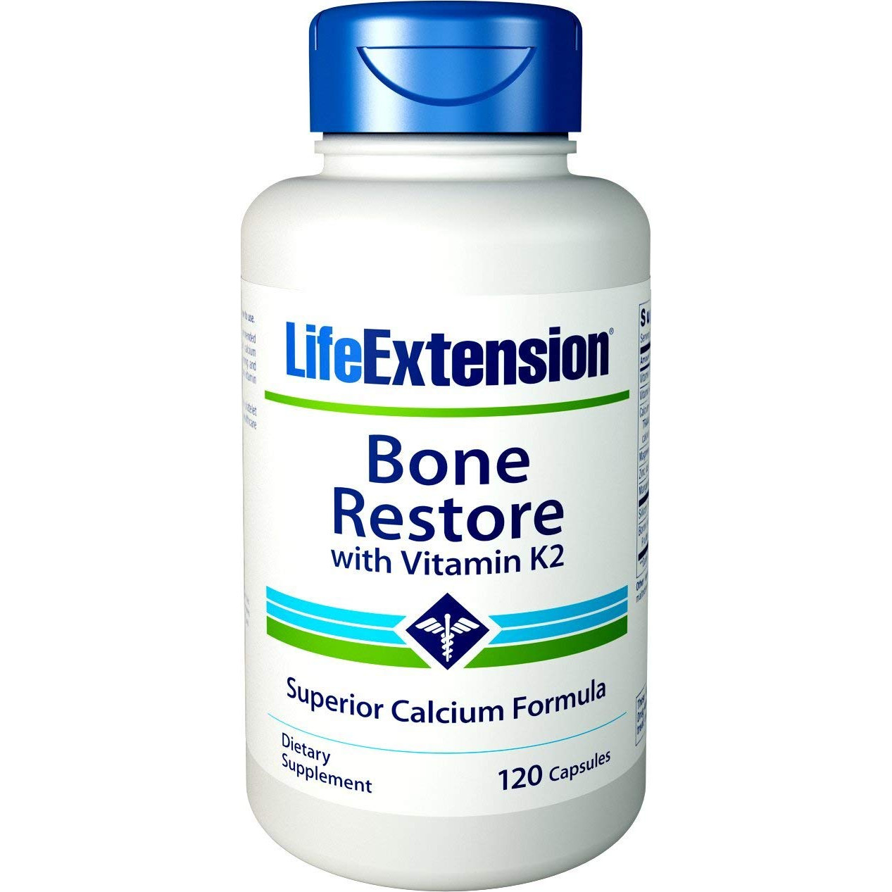 Life Extension Bone Restore with Vitamin K2 120 caps - зображення 1