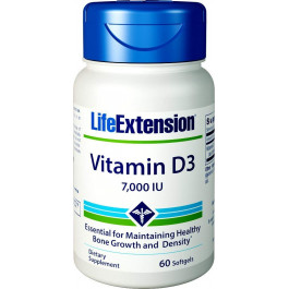 Life Extension Vitamin D3 175 mcg /7000 IU/ 60 caps