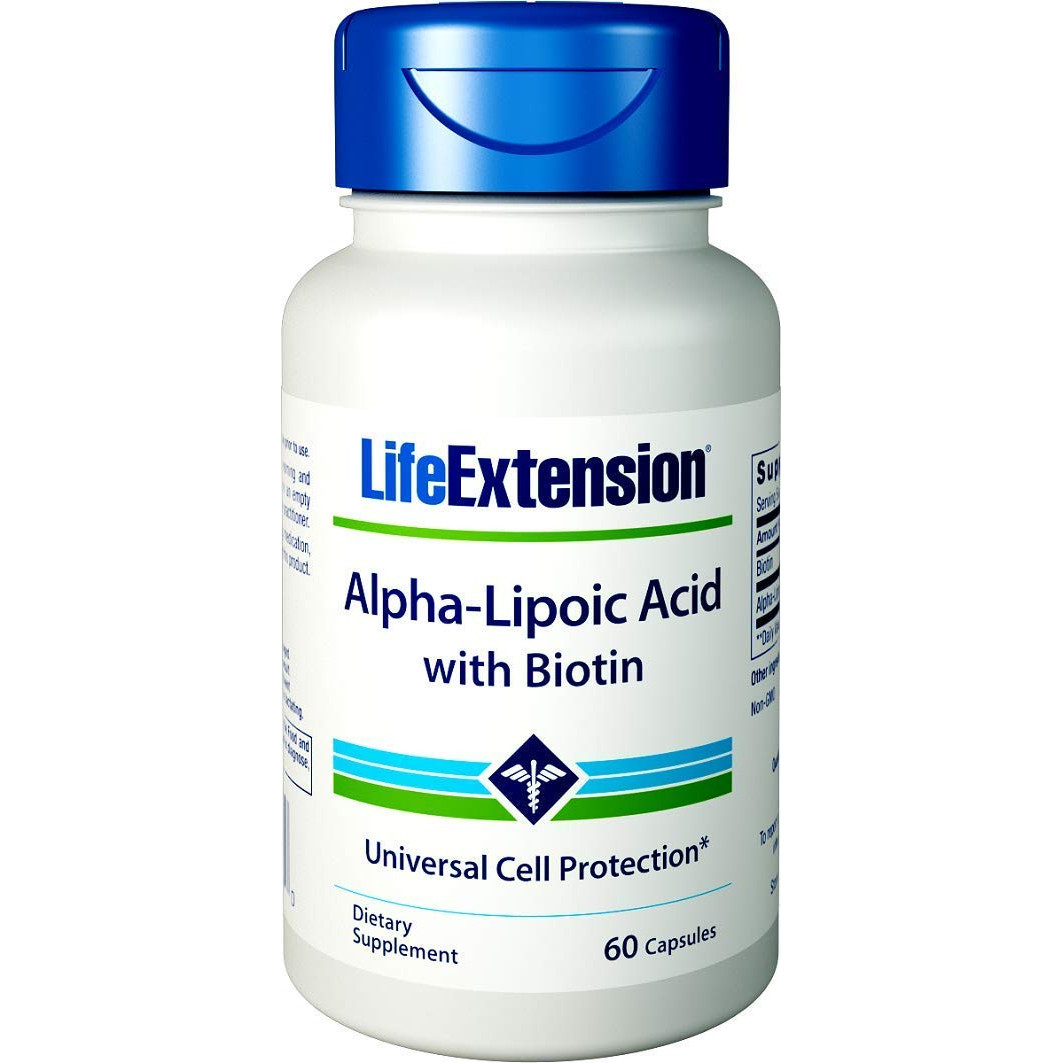 Life Extension Alpha-Lipoic Acid with Biotin 60 caps - зображення 1