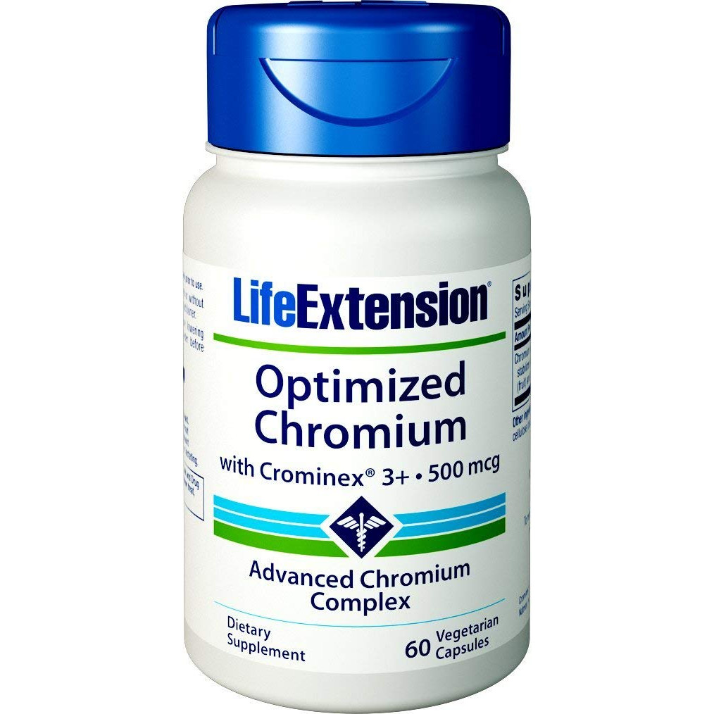 Life Extension Optimized Chromium with Crominex 3+ 60 caps - зображення 1