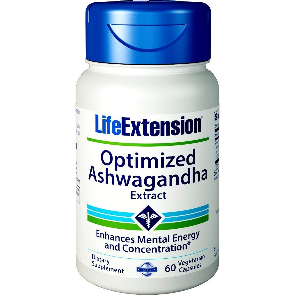 Life Extension Optimized Ashwagandha Extract 60 caps - зображення 1