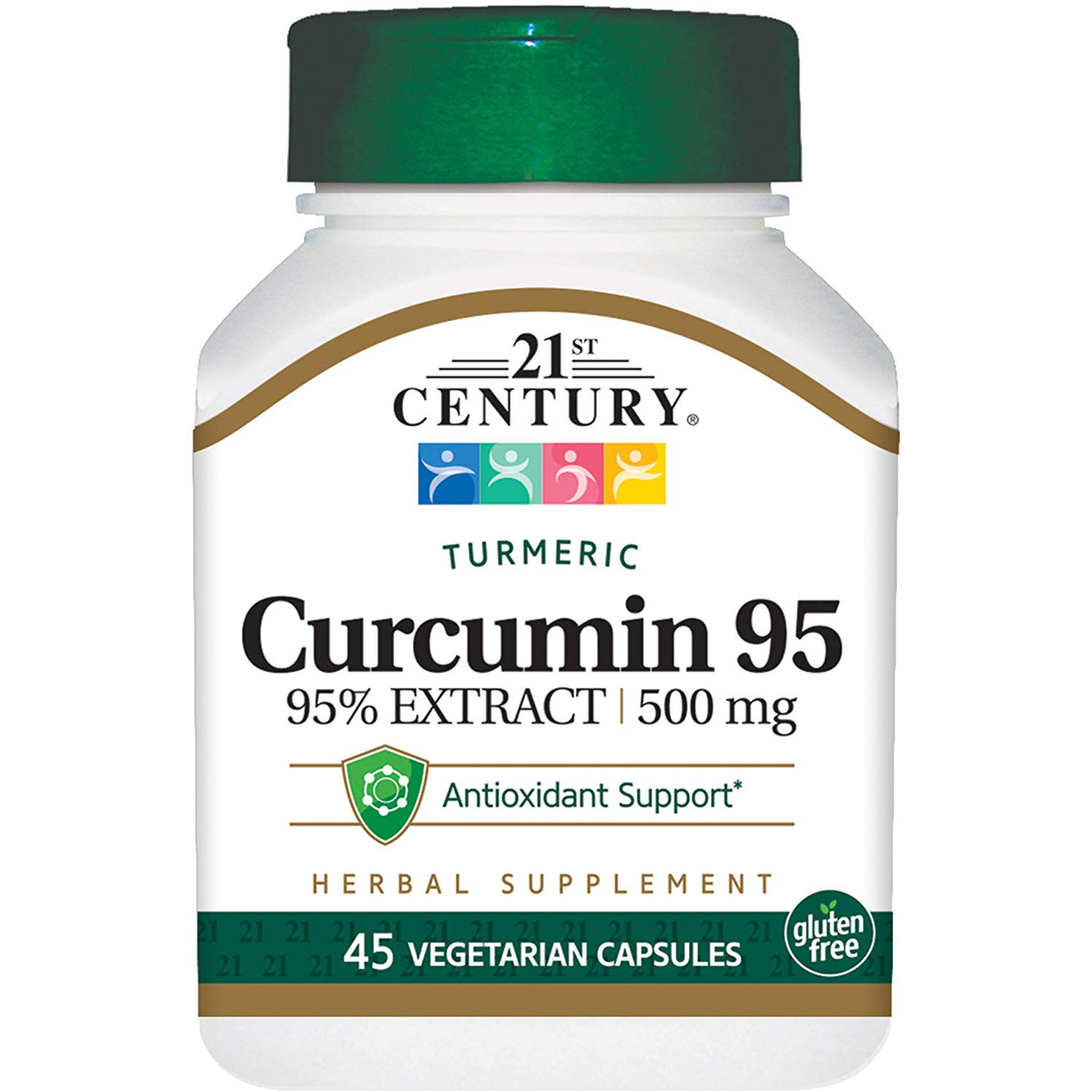 21st Century Curcumin 95 500 mg 45 caps - зображення 1