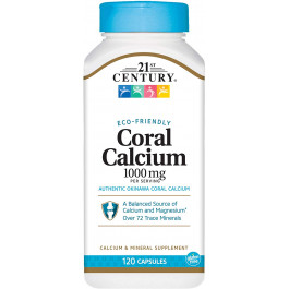 21st Century Coral Calcium 1000 mg 120 caps /30 servings/