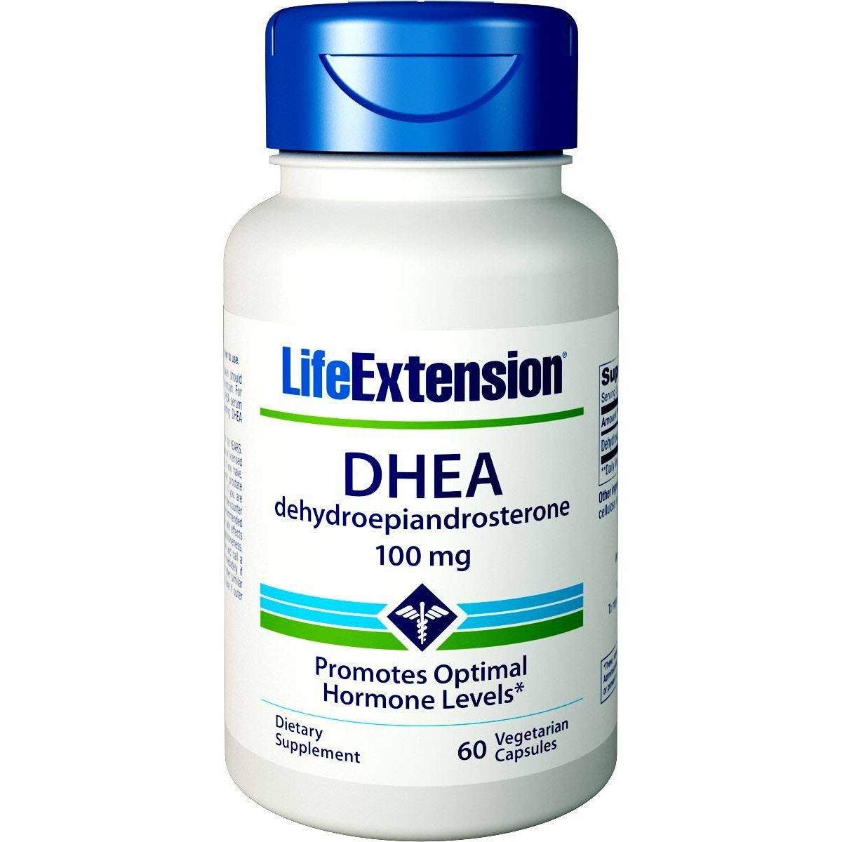 Life Extension DHEA /Dehydroepiandrosterone/ 100 mg 60 caps - зображення 1