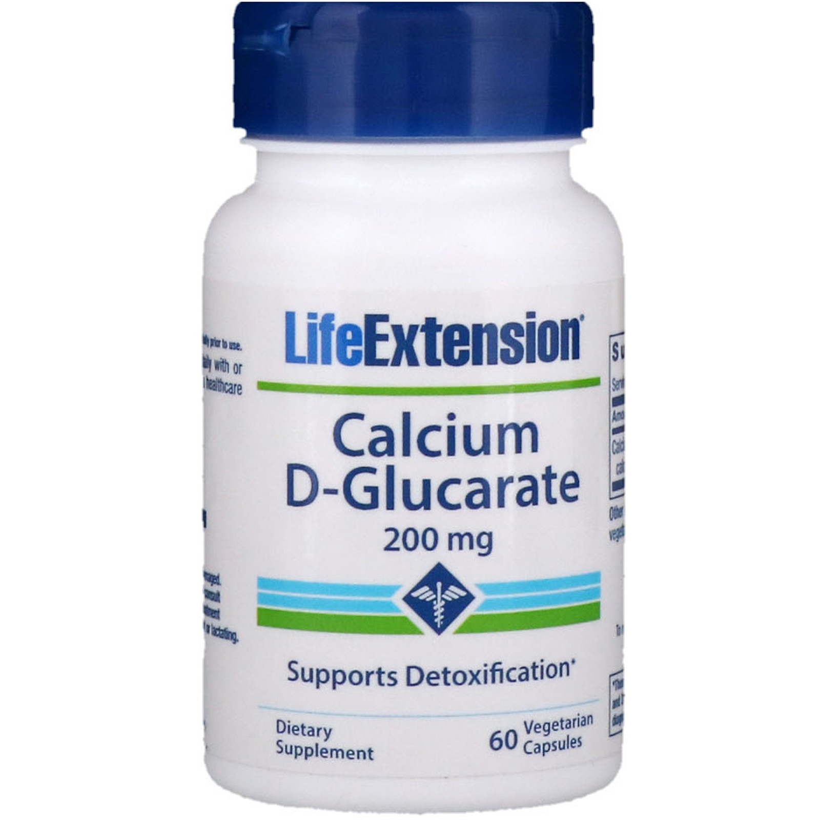 Life Extension Calcium D-Glucarate 200 mg 60 caps - зображення 1