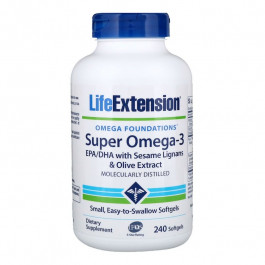 Life Extension Super Omega-3 EPA/DHA Fish Oil 240 caps