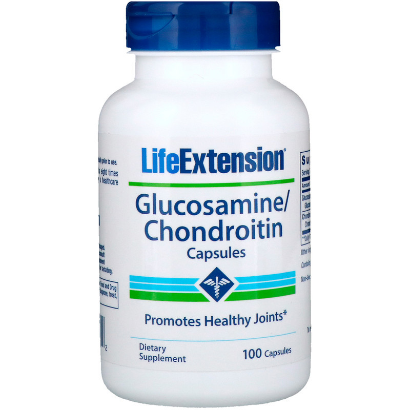 Life Extension Glucosamine/Chondroitin Capsules 100 caps - зображення 1