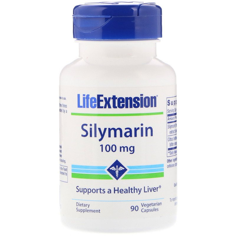 Life Extension Silymarin 100 mg 90 caps - зображення 1