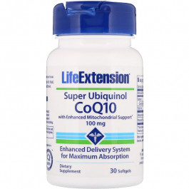   Life Extension Super Ubiquinol CoQ10 with Enhanced Mitochondrial Support 100 mg 30 caps