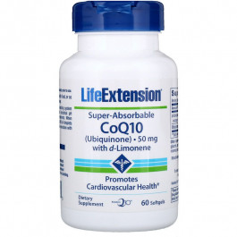   Life Extension Super-Absorbable CoQ10 /Ubiquinone/ with d-Limonene 50 mg 60 caps