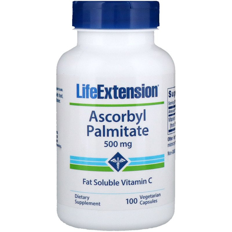 Life Extension Ascorbyl Palmitate 500 mg 100 caps - зображення 1