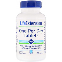 Life Extension One-Per-Day Tablets 60 tabs