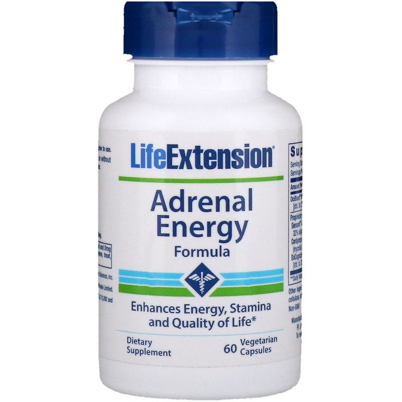 Life Extension Adrenal Energy Formula 60 caps - зображення 1