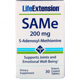   Life Extension SAMe /S-Adenosyl-Methionine/ 200 mg 30 tabs