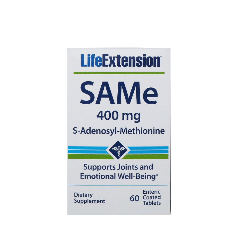 Life Extension SAMe /S-Adenosyl-Methionine/ 400 mg 60 tabs - зображення 1