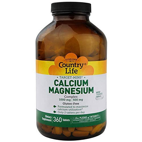 Country Life Calcium Magnesium 360 tabs - зображення 1