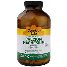   Country Life Calcium Magnesium 360 tabs