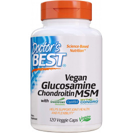 Doctor's Best Vegan Glucosamine Chondroitin MSM 120 caps