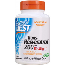   Doctor's Best Trans-Resveratrol 200 with ResVinol-25 60 caps