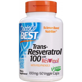   Doctor's Best Trans-Resveratrol 100 with ResVinol-25 60 caps