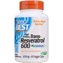   Doctor's Best Trans-Resveratrol 600 60 caps