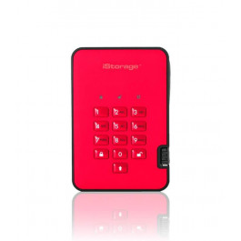 iStorage diskAshur2 SSD 128 GB Red (IS-DA2-256-SSD-128-R)
