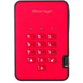 iStorage diskAshur2 SSD 4 TB Red (IS-DA2-256-SSD-4000-R)
