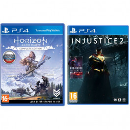    Horizon: Zero Dawn Complete Edition + Injustice 2 PS4 Games Pair Bundle