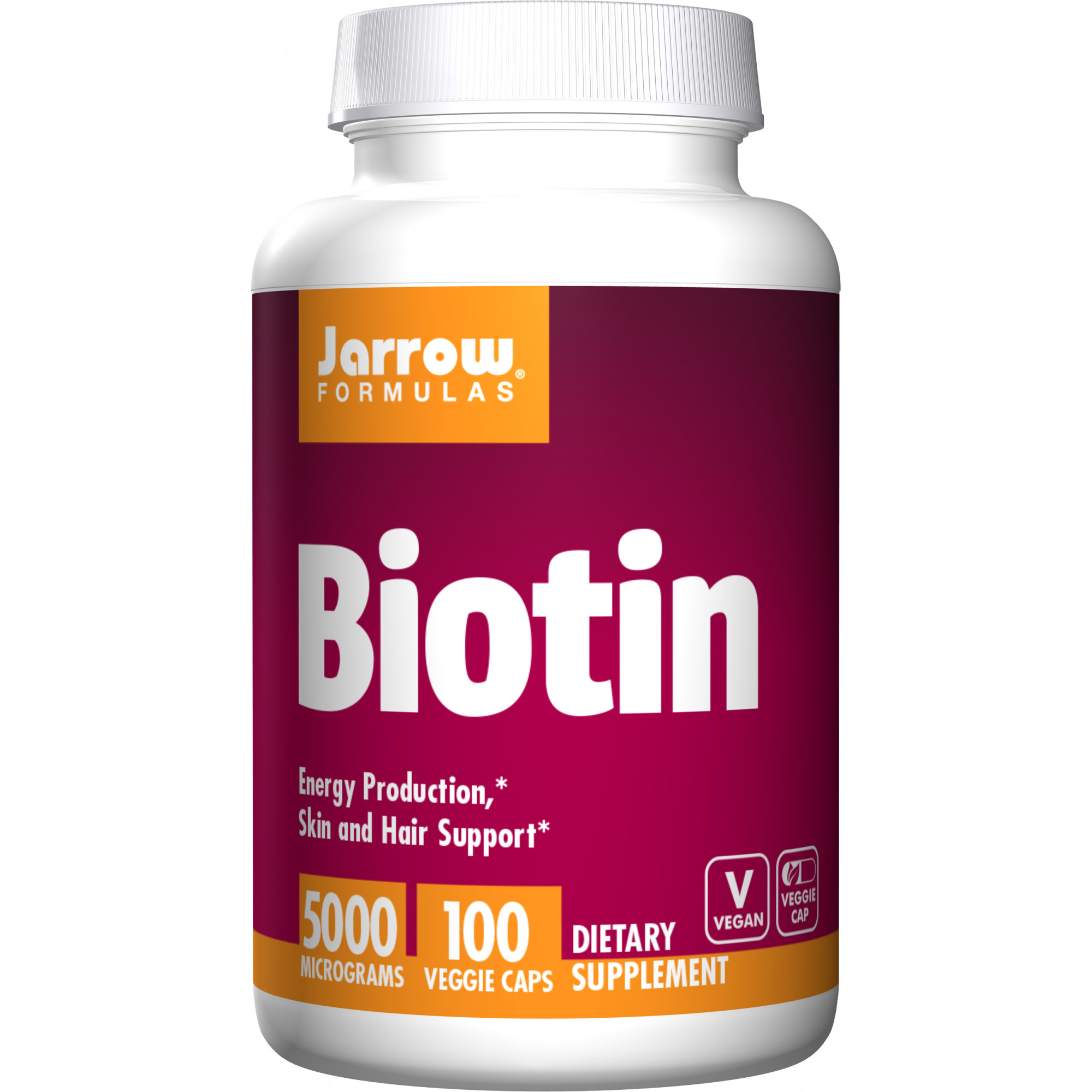 Jarrow Formulas Biotin 5000 mcg 100 caps - зображення 1