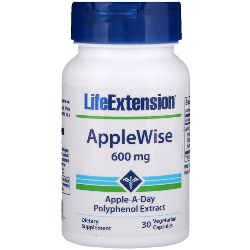 Life Extension AppleWise 600 mg 30 caps - зображення 1