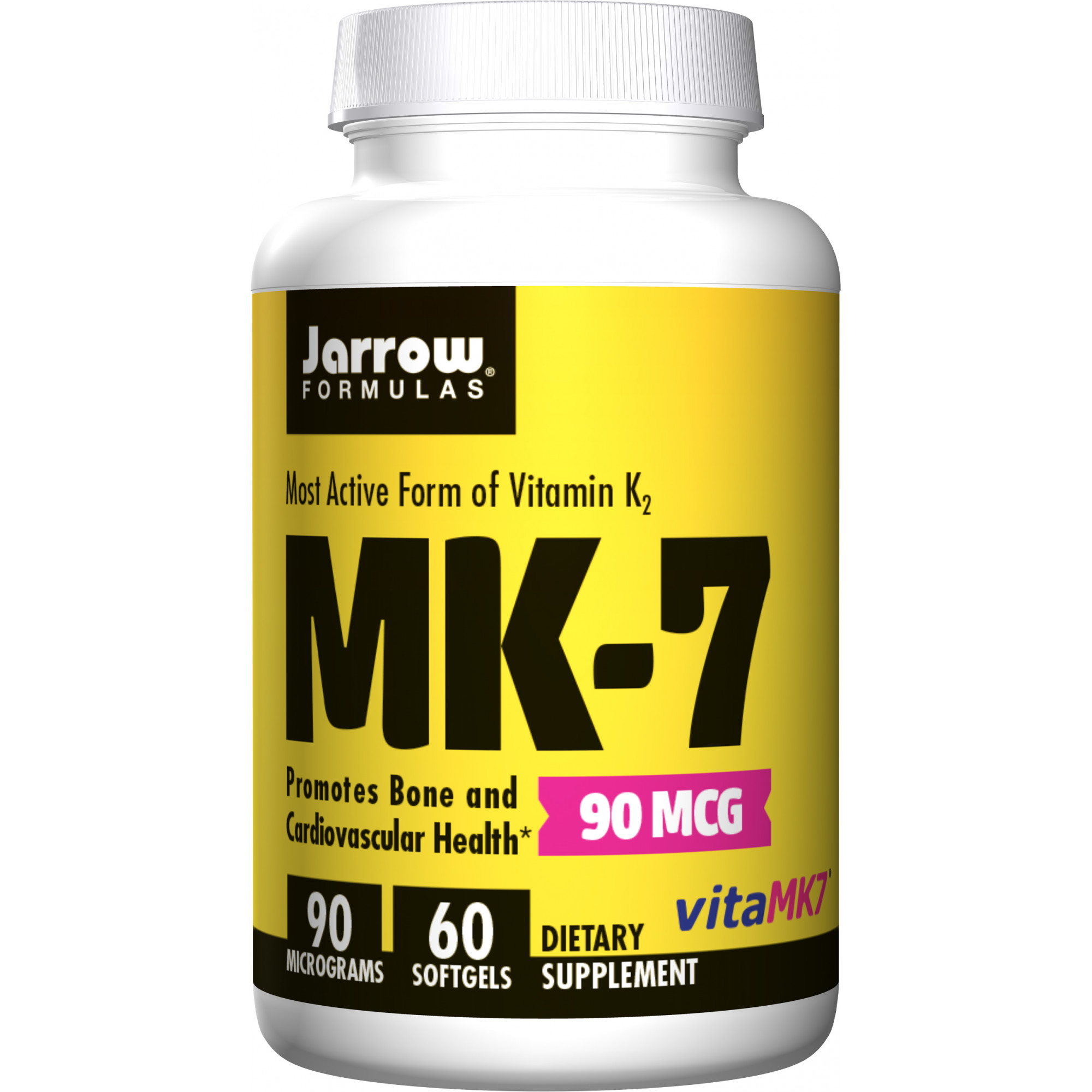 Jarrow Formulas MK-7 /Vitamin K2/ 90 mcg 60 caps - зображення 1