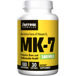 Jarrow Formulas MK-7 /Vitamin K2/ 180 mcg 30 caps