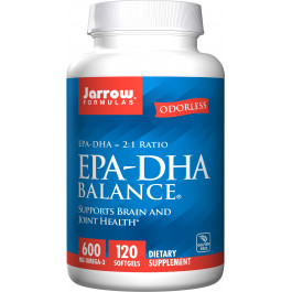 Jarrow Formulas EPA-DHA Balance 600 mg 120 caps