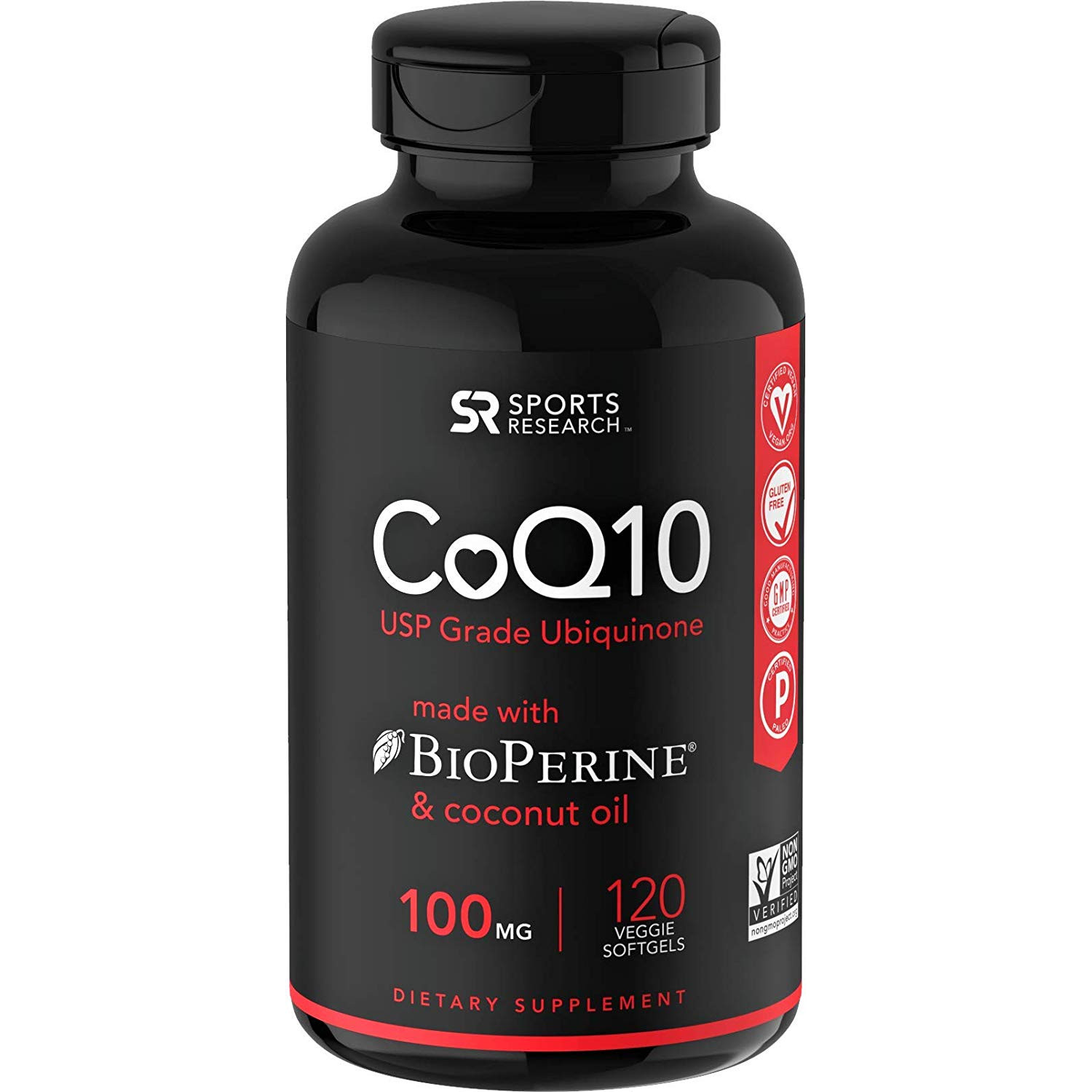 Sports Research CoQ10 100 mg 120 caps - зображення 1