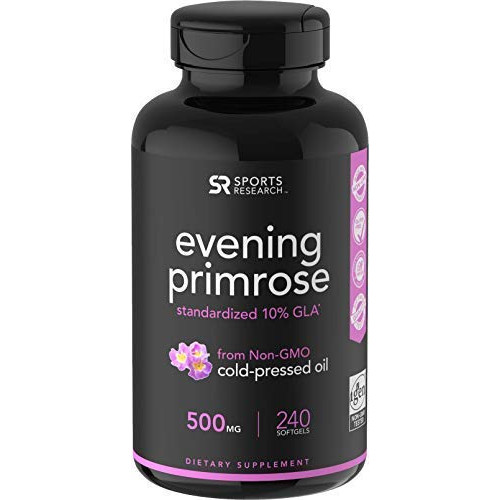 Sports Research Evening Primrose Oil 500 mg 240 caps - зображення 1