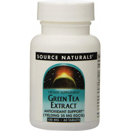 Source Naturals Green Tea Extract 100 mg 60 tabs