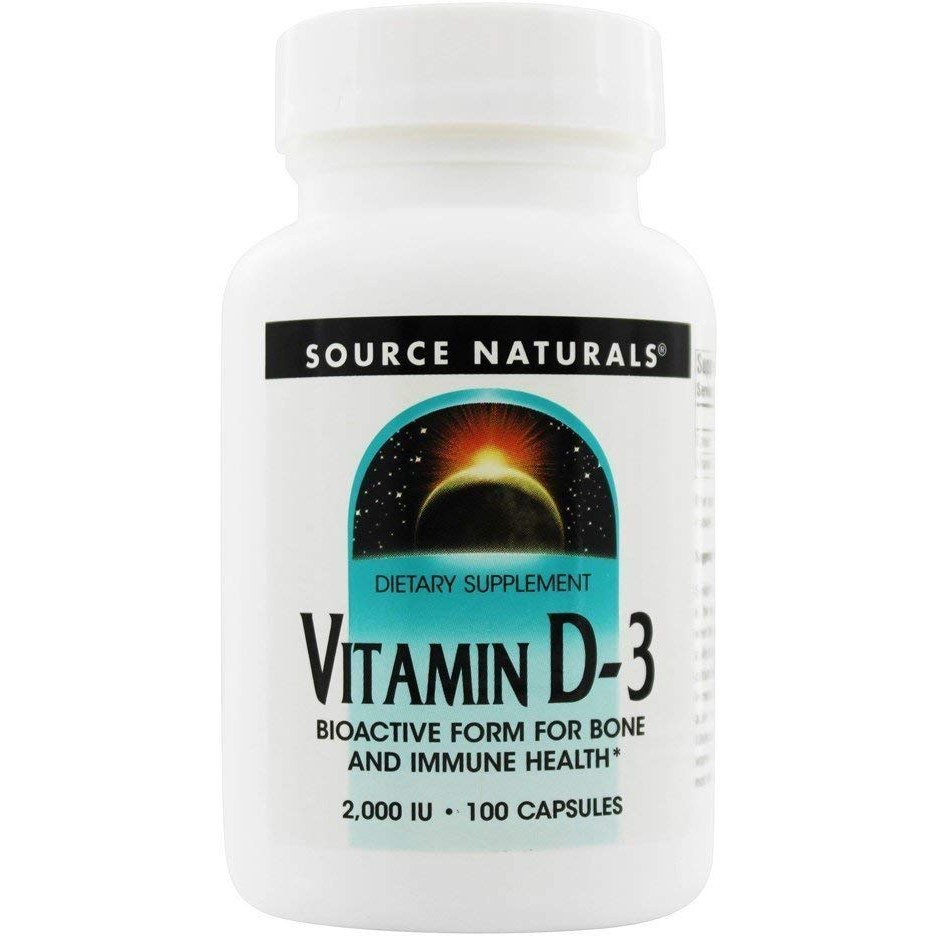 Source Naturals Vitamin D-3 100 caps - зображення 1