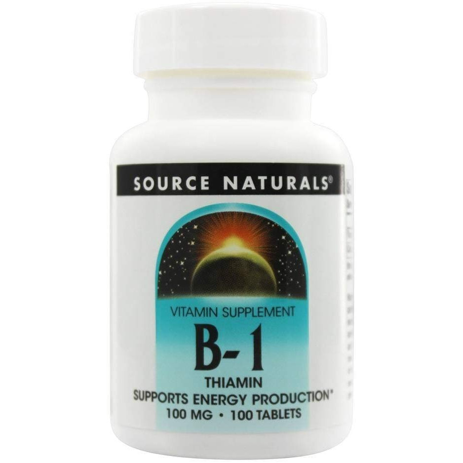 Source Naturals B-1 Thiamin 100 mg 100 tabs - зображення 1